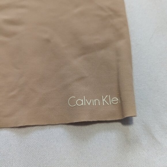 Calvin Klein camisole tank top laser cut tan color women's Small - Picture 5 of 9